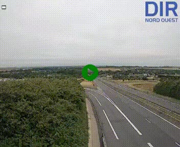 <h2>Webcam au début de l'A84 sur le périphérique Ouest de Caen (N814) à hauteur de la sortie 9, Porte de Bretagne</h2>