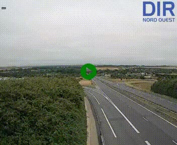 <h2>Webcam au début de l'A84 sur le périphérique Ouest de Caen (N814) à hauteur de la sortie 9, Porte de Bretagne</h2>