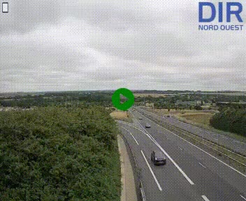 <h2>Webcam au début de l'A84 sur le périphérique Ouest de Caen (N814) à hauteur de la sortie 9, Porte de Bretagne</h2>