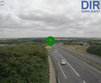 <h2>Webcam au début de l'A84 sur le périphérique Ouest de Caen (N814) à hauteur de la sortie 9, Porte de Bretagne</h2>