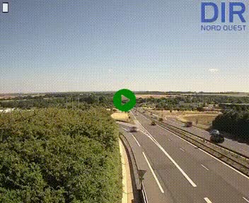 <h2>Webcam au début de l'A84 sur le périphérique Ouest de Caen (N814) à hauteur de la sortie 9, Porte de Bretagne</h2>