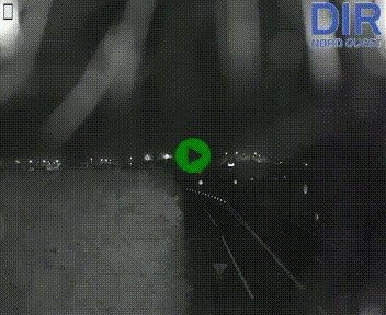 <h2>Webcam au début de l'A84 sur le périphérique Ouest de Caen (N814) à hauteur de la sortie 9, Porte de Bretagne</h2>