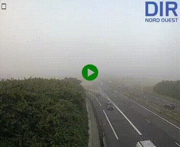 <h2>Webcam au début de l'A84 sur le périphérique Ouest de Caen (N814) à hauteur de la sortie 9, Porte de Bretagne</h2>