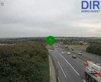 <h2>Webcam au début de l'A84 sur le périphérique Ouest de Caen (N814) à hauteur de la sortie 9, Porte de Bretagne</h2>