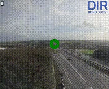 <h2>Webcam au début de l'A84 sur le périphérique Ouest de Caen (N814) à hauteur de la sortie 9, Porte de Bretagne</h2>