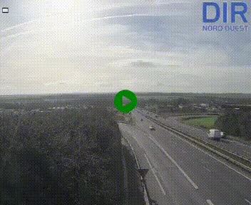 <h2>Webcam au début de l'A84 sur le périphérique Ouest de Caen (N814) à hauteur de la sortie 9, Porte de Bretagne</h2>