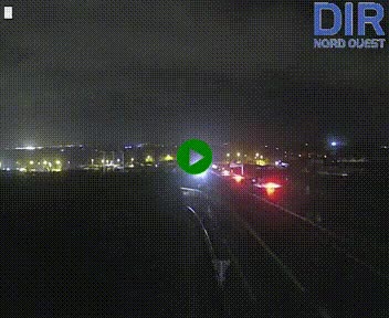 <h2>Webcam au début de l'A84 sur le périphérique Ouest de Caen (N814) à hauteur de la sortie 9, Porte de Bretagne</h2>