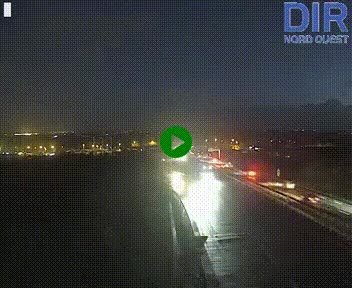 <h2>Webcam au début de l'A84 sur le périphérique Ouest de Caen (N814) à hauteur de la sortie 9, Porte de Bretagne</h2>