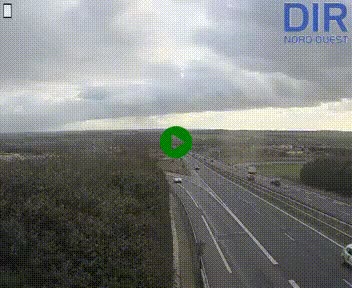 <h2>Webcam au début de l'A84 sur le périphérique Ouest de Caen (N814) à hauteur de la sortie 9, Porte de Bretagne</h2>