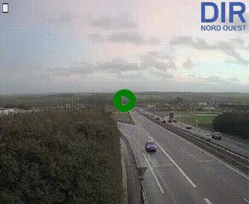 <h2>Webcam au début de l'A84 sur le périphérique Ouest de Caen (N814) à hauteur de la sortie 9, Porte de Bretagne</h2>