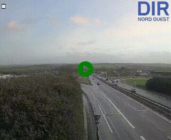 <h2>Webcam au début de l'A84 sur le périphérique Ouest de Caen (N814) à hauteur de la sortie 9, Porte de Bretagne</h2>