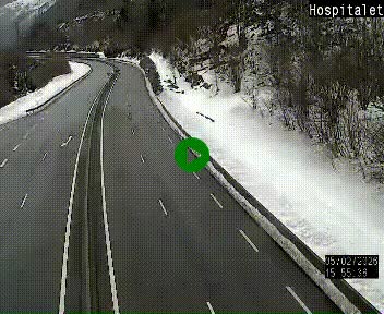 <h2>Webcam L'Hospitalet-près-l'Andorre sur N20, en direction d'Andorre</h2>