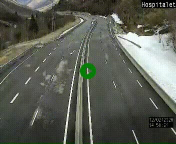 <h2>Webcam L'Hospitalet-près-l'Andorre sur N20, en direction d'Andorre</h2>