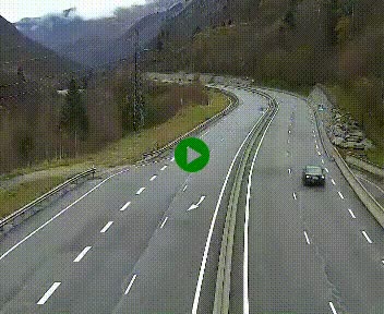 Webcam Porté-Puymorens sur N320, en direction de Pas de la Casa (Andorre)