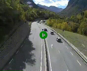 <h2>Webcam L'Hospitalet-près-l'Andorre sur N20, en direction d'Andorre</h2>