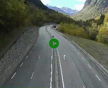 <h2>Webcam L'Hospitalet-près-l'Andorre sur N20, en direction d'Andorre</h2>
