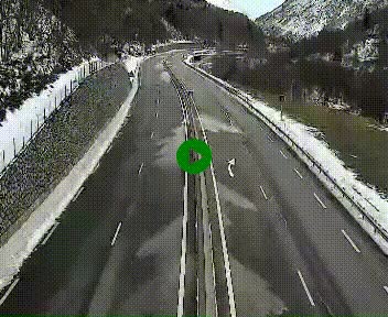 <h2>Webcam L'Hospitalet-près-l'Andorre sur N20, en direction d'Andorre</h2>