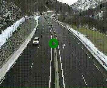 Webcam L'Hospitalet-près-l'Andorre sur N20, en direction d'Andorre