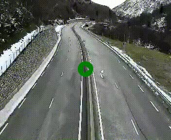 <h2>Webcam L'Hospitalet-près-l'Andorre sur N20, en direction d'Andorre</h2>