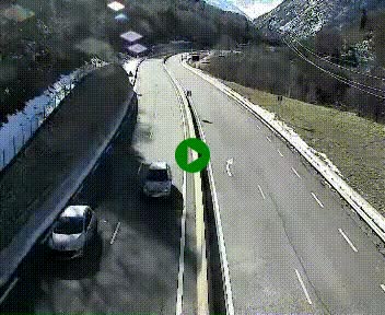 <h2>Webcam L'Hospitalet-près-l'Andorre sur N20, en direction d'Andorre</h2>