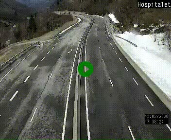 <h2>Webcam L'Hospitalet-près-l'Andorre sur N20, en direction d'Andorre</h2>