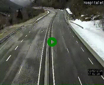<h2>Webcam L'Hospitalet-près-l'Andorre sur N20, en direction d'Andorre</h2>