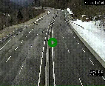<h2>Webcam L'Hospitalet-près-l'Andorre sur N20, en direction d'Andorre</h2>