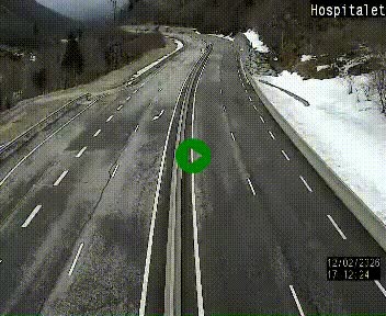 <h2>Webcam L'Hospitalet-près-l'Andorre sur N20, en direction d'Andorre</h2>