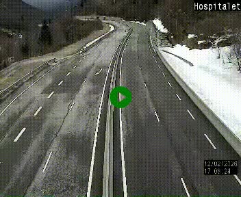 <h2>Webcam L'Hospitalet-près-l'Andorre sur N20, en direction d'Andorre</h2>