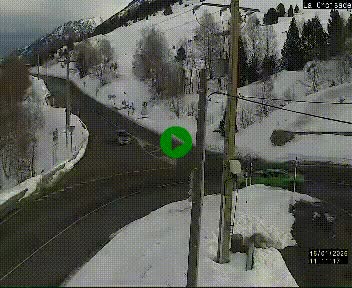 <h2>Webcam au carrefour de la croisade, à la jonction entre la N22 et la N320, avant le poste de douane franco-andorrane. Webcam à 1790 mètres d'altitude</h2>