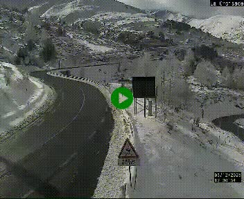 <h2>Webcam au carrefour de la croisade, à la jonction entre la N22 et la N320, avant le poste de douane franco-andorrane. Webcam à 1790 mètres d'altitude</h2>