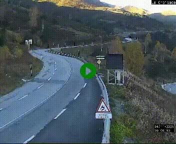 <h2>Webcam au carrefour de la croisade, à la jonction entre la N22 et la N320, avant le poste de douane franco-andorrane. Webcam à 1790 mètres d'altitude</h2>