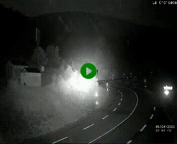 <h2>Webcam au carrefour de la croisade, à la jonction entre la N22 et la N320, avant le poste de douane franco-andorrane. Webcam à 1790 mètres d'altitude</h2>