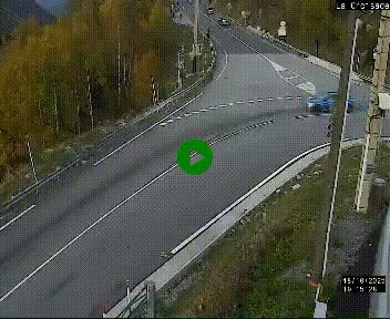 <h2>Webcam au carrefour de la croisade, à la jonction entre la N22 et la N320, avant le poste de douane franco-andorrane. Webcam à 1790 mètres d'altitude</h2>