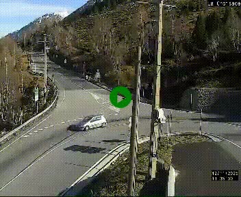 <h2>Webcam au carrefour de la croisade, à la jonction entre la N22 et la N320, avant le poste de douane franco-andorrane. Webcam à 1790 mètres d'altitude</h2>