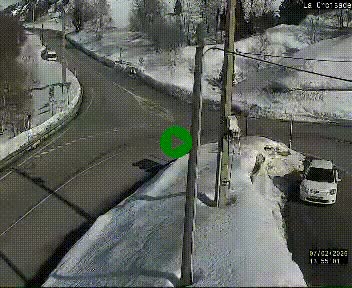 <h2>Webcam au carrefour de la croisade, à la jonction entre la N22 et la N320, avant le poste de douane franco-andorrane. Webcam à 1790 mètres d'altitude</h2>