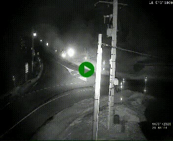 Webcam au carrefour de la croisade, à la jonction entre la N22 et la N320, avant le poste de douane franco-andorrane. Webcam à 1790 mètres d'altitude