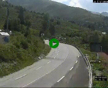 <h2>Webcam au carrefour de la croisade, à la jonction entre la N22 et la N320, avant le poste de douane franco-andorrane. Webcam à 1790 mètres d'altitude</h2>