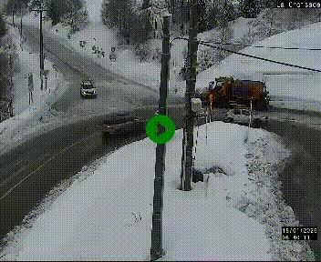 <h2>Webcam au carrefour de la croisade, à la jonction entre la N22 et la N320, avant le poste de douane franco-andorrane. Webcam à 1790 mètres d'altitude</h2>