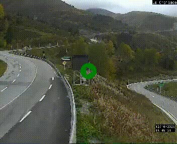<h2>Webcam au carrefour de la croisade, à la jonction entre la N22 et la N320, avant le poste de douane franco-andorrane. Webcam à 1790 mètres d'altitude</h2>
