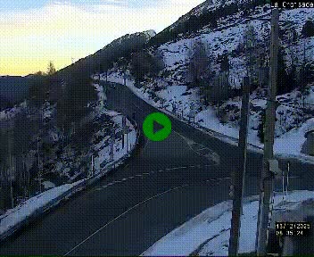 <h2>Webcam au carrefour de la croisade, à la jonction entre la N22 et la N320, avant le poste de douane franco-andorrane. Webcam à 1790 mètres d'altitude</h2>