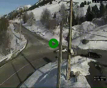 <h2>Webcam au carrefour de la croisade, à la jonction entre la N22 et la N320, avant le poste de douane franco-andorrane. Webcam à 1790 mètres d'altitude</h2>