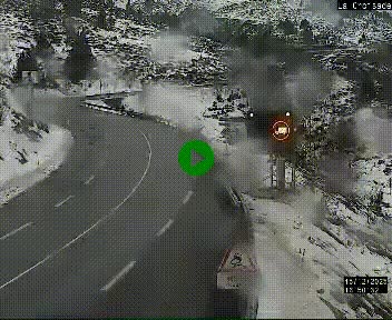 <h2>Webcam au carrefour de la croisade, à la jonction entre la N22 et la N320, avant le poste de douane franco-andorrane. Webcam à 1790 mètres d'altitude</h2>