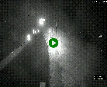 Webcam au carrefour de la croisade, à la jonction entre la N22 et la N320, avant le poste de douane franco-andorrane. Webcam à 1790 mètres d'altitude