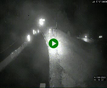 Webcam au carrefour de la croisade, à la jonction entre la N22 et la N320, avant le poste de douane franco-andorrane. Webcam à 1790 mètres d'altitude