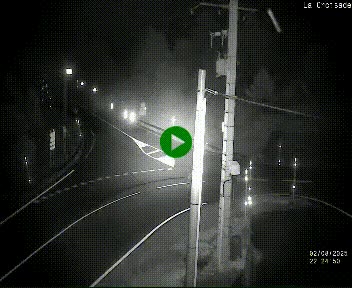 Webcam au carrefour de la croisade, à la jonction entre la N22 et la N320, avant le poste de douane franco-andorrane. Webcam à 1790 mètres d'altitude