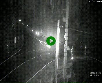 Webcam au carrefour de la croisade, à la jonction entre la N22 et la N320, avant le poste de douane franco-andorrane. Webcam à 1790 mètres d'altitude