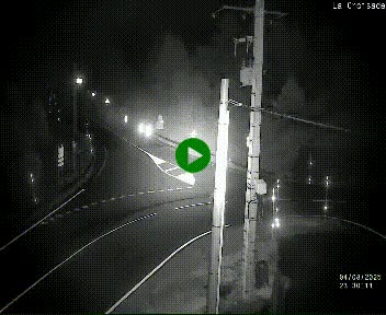 Webcam au carrefour de la croisade, à la jonction entre la N22 et la N320, avant le poste de douane franco-andorrane. Webcam à 1790 mètres d'altitude