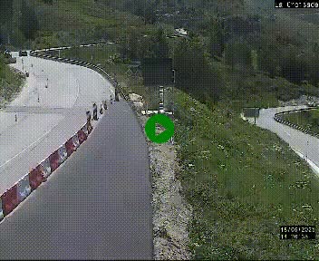 <h2>Webcam au carrefour de la croisade, à la jonction entre la N22 et la N320, avant le poste de douane franco-andorrane. Webcam à 1790 mètres d'altitude</h2>