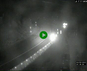 Webcam au carrefour de la croisade, à la jonction entre la N22 et la N320, avant le poste de douane franco-andorrane. Webcam à 1790 mètres d'altitude